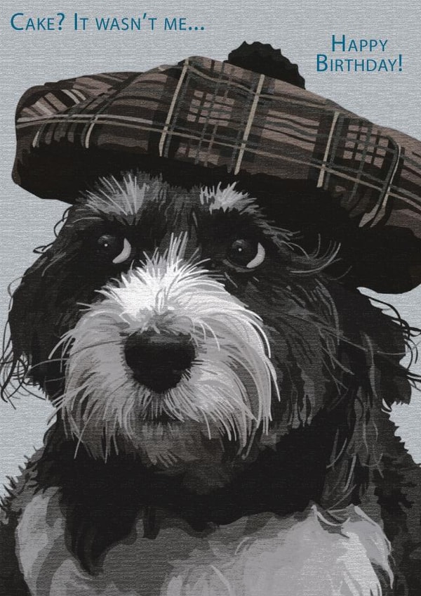 birthday dog Birthday Card 3241 created by Periodic Society