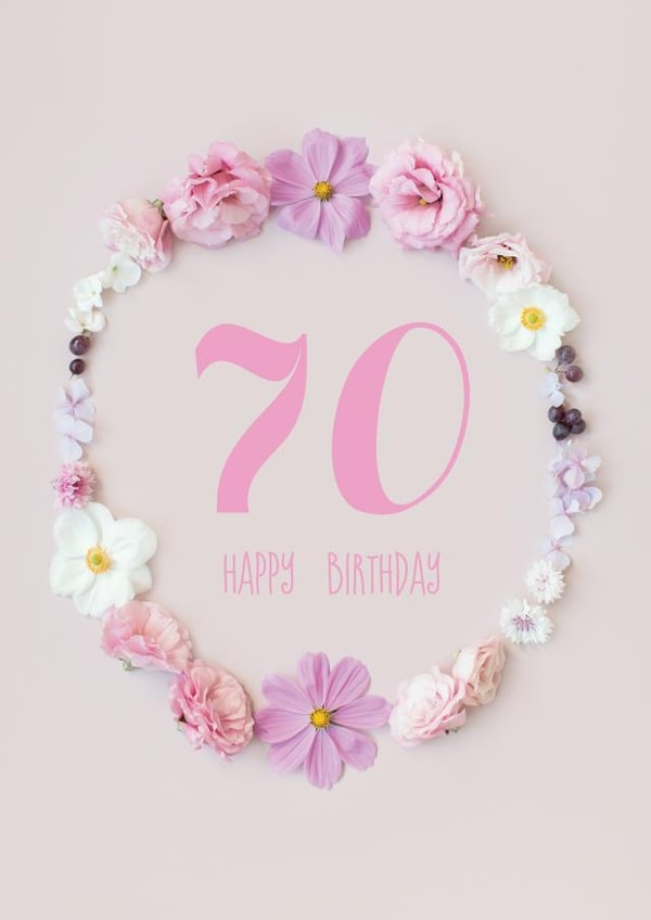 70th seventeenth Birthday Card 8372 created by Love Lila Photography