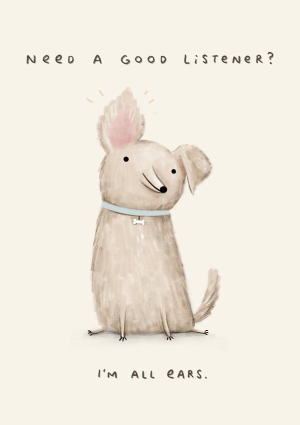 listener need Thinking of you Card 1144 created by Sophie Corrigan