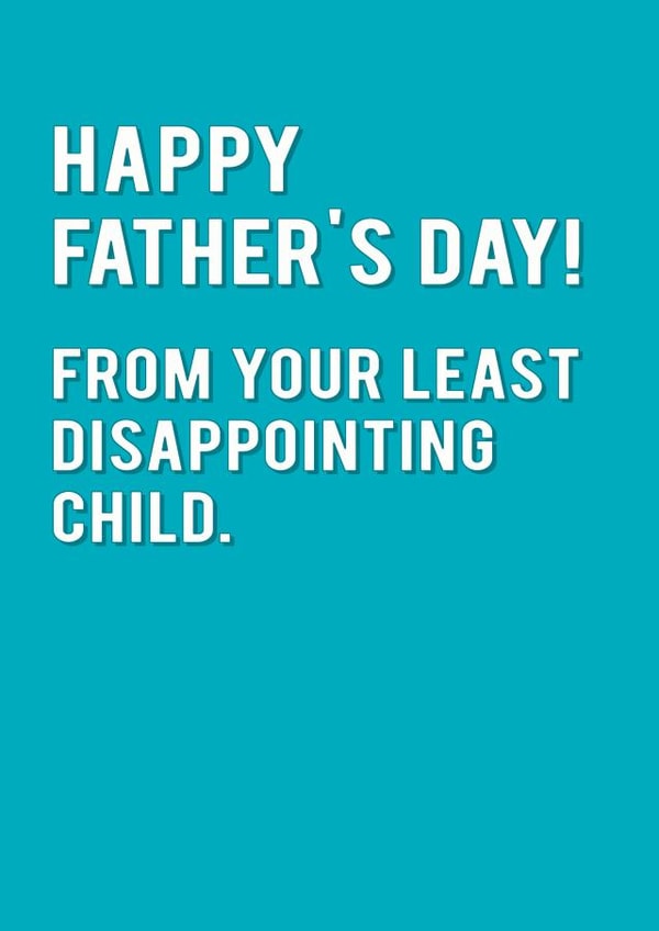 funny cheeky Father's Day Card 28824 created by Redback Cards