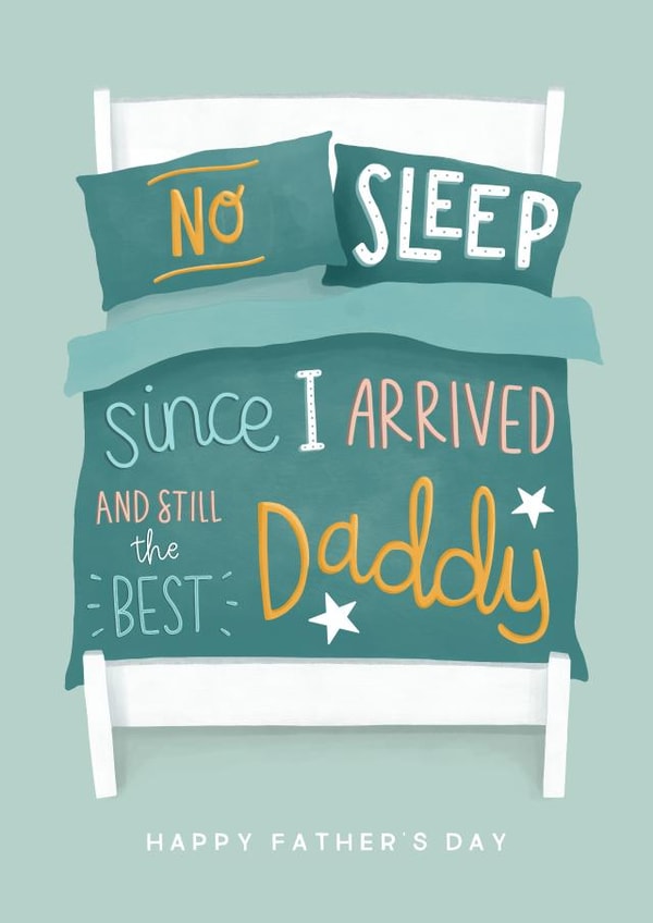 No Sleep First Father's Day Card created by Kimberley Rose Studio