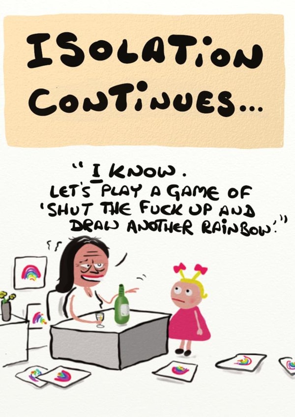 Quarantine Isolation Love & Friendship Card 38059 created by Do Something David