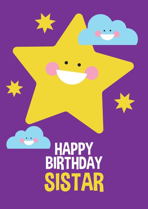 star pun Birthday Card 11991 created by Werlang Paper