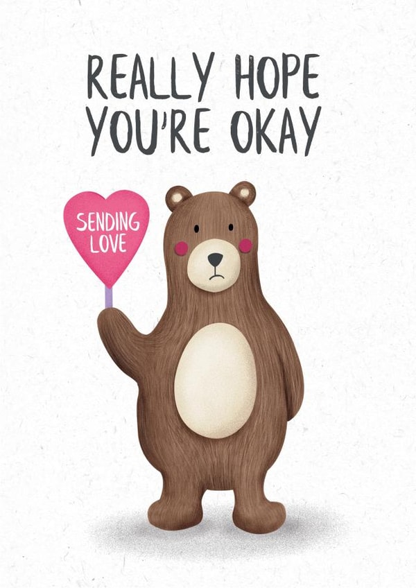 sending love Thinking of you Card 14777 created by Lanther Black