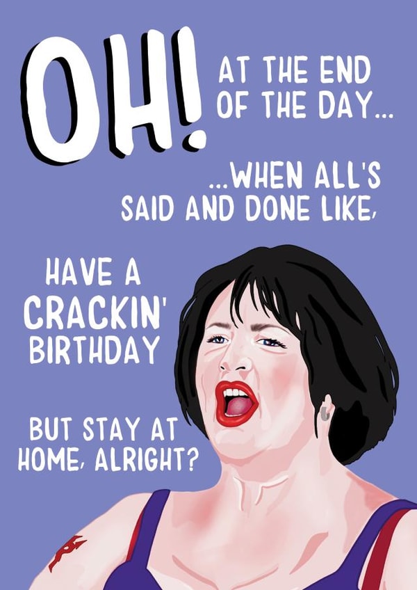 Nessa Birthday card created by Bubble&Cheek