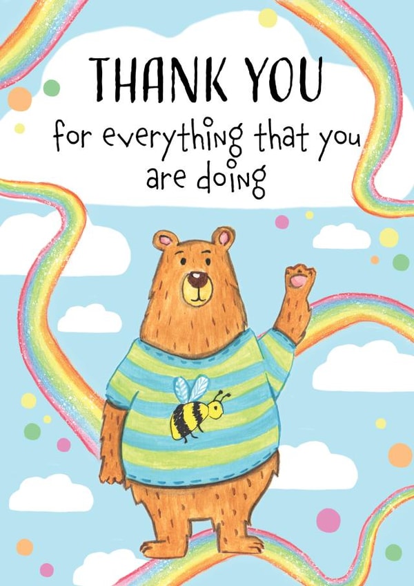 Thank you Thanks Card 41200 created by Corcutt Collective