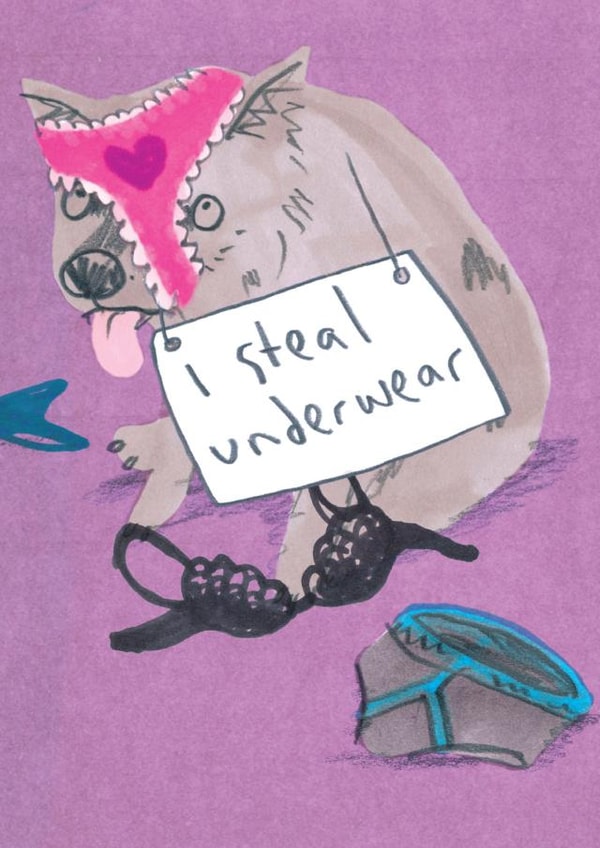 i steal Just because Card 31771 created by Jo Clark