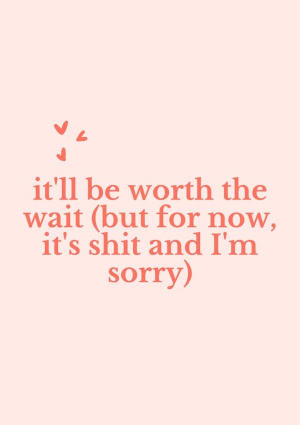 Sorry you'll have to wait - Wedding day created by The Enthusiast