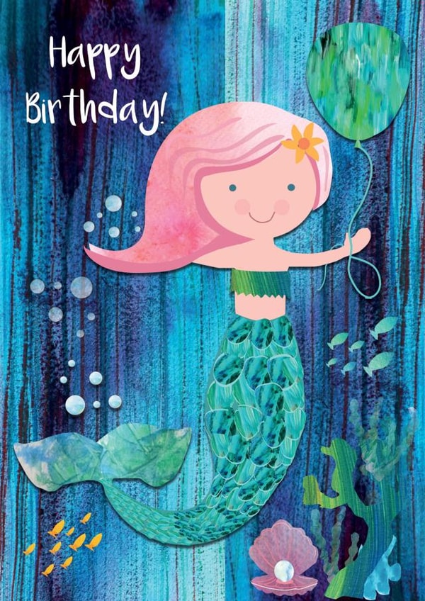 birthday mermaid Birthday Card 2311 created by Rocket68