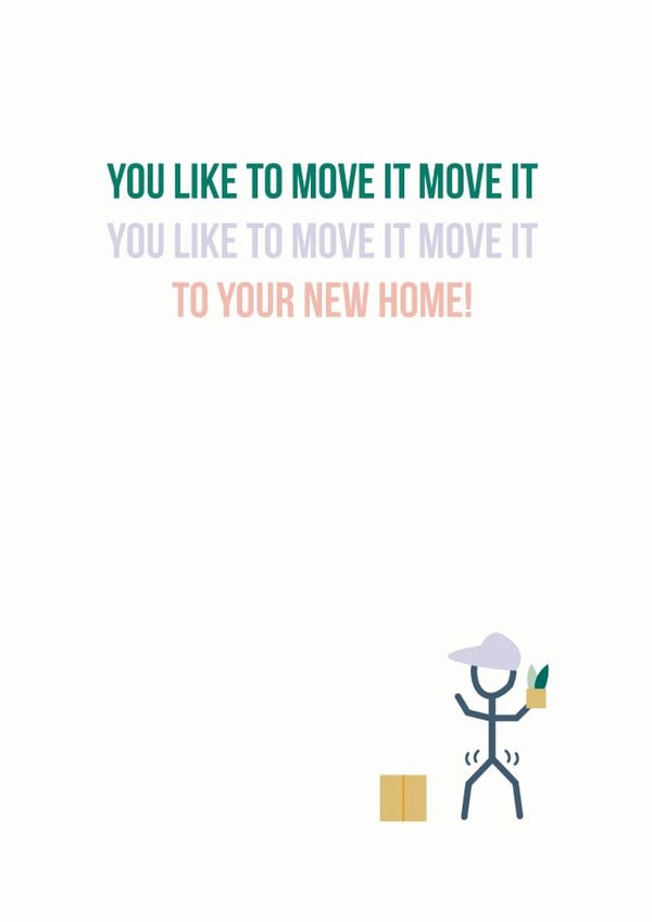 housewarming move Card 27102 created by PAP