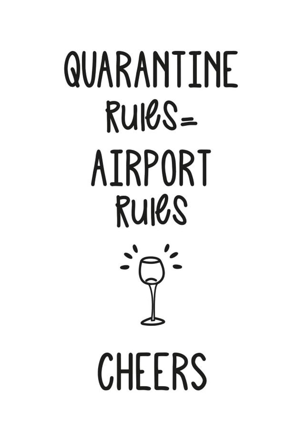 quarantine isolation Just because Card 32139 created by Jodie Gaul & Co