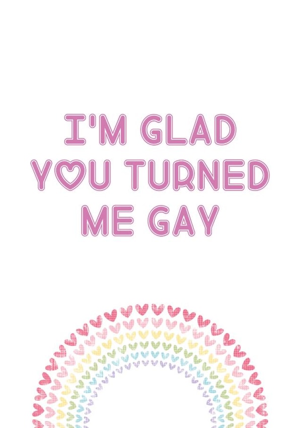 glad you Love & Friendship Card 16915 created by Rude Cards