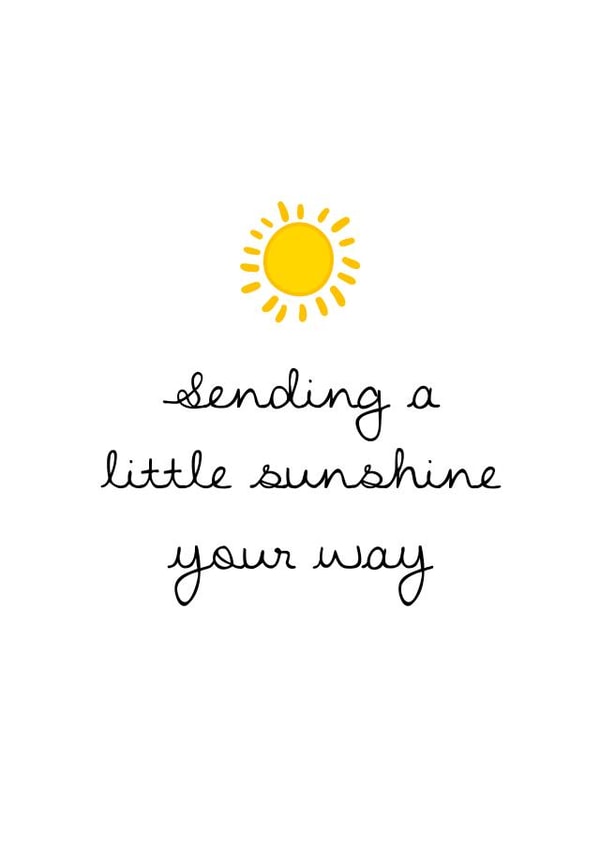 Sending some sunshine card created by Ginger Ink Design