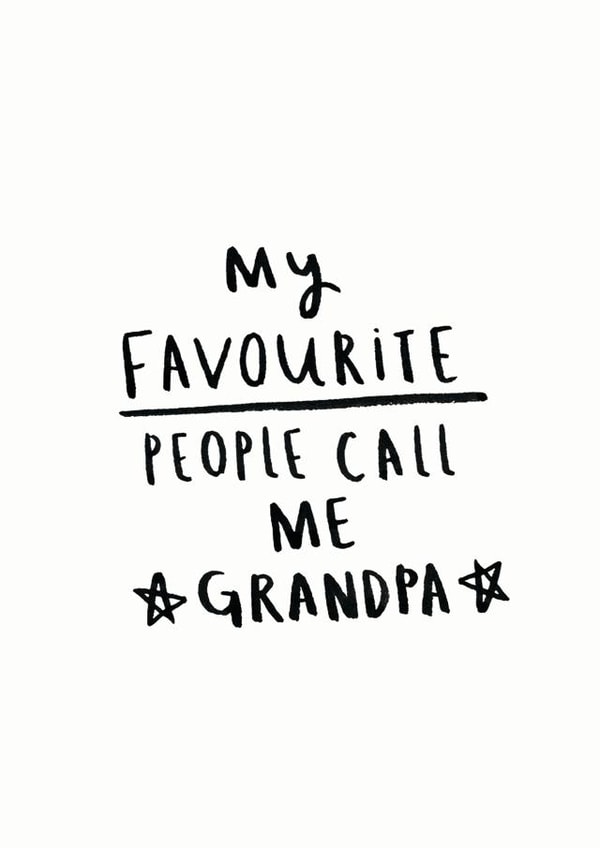 favourite grandpa Father's Day Card 14666 created by Ellie Ellie