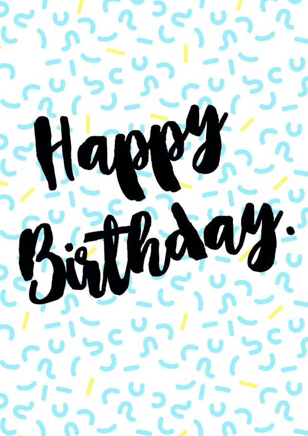 jazzy happy birthday Card 33226 created by Elodie Bee Designs