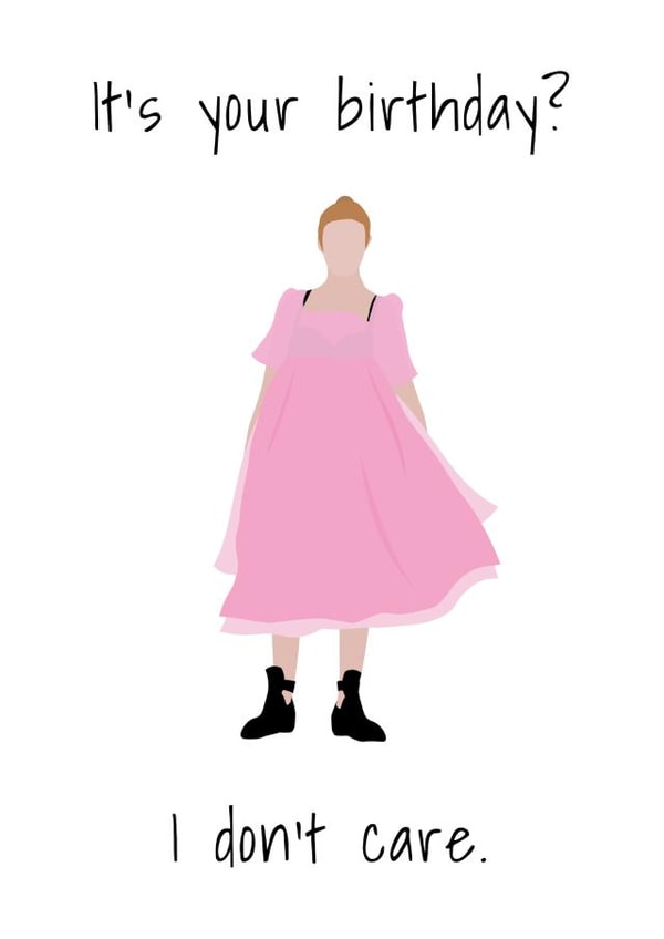 villanelle killing eve Birthday Card 7769 created by Lou La La