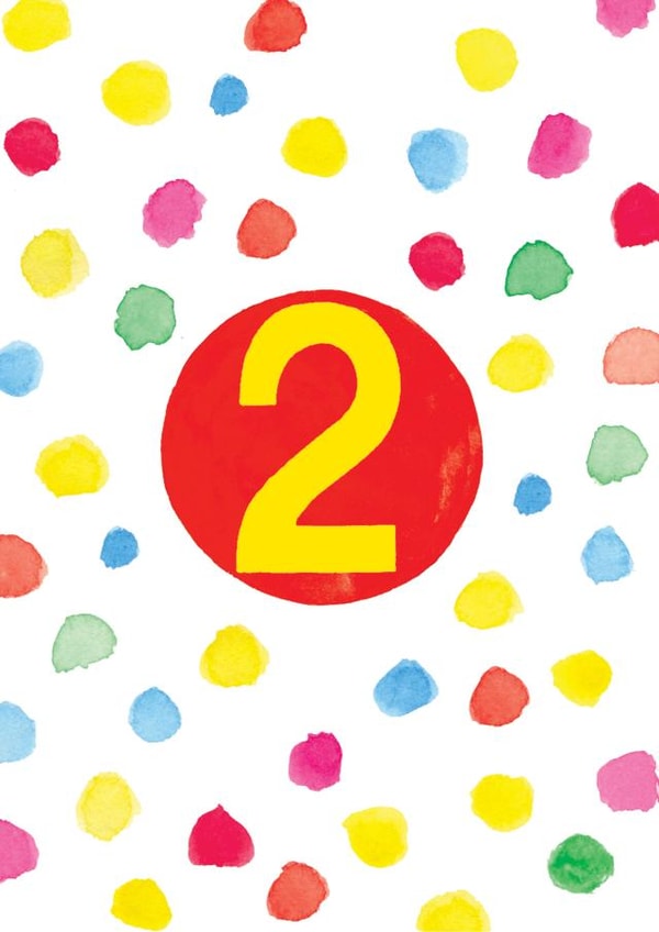 2 Child Birthday Card 17664 created by Earlybird