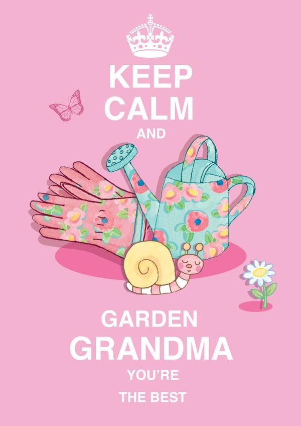 keep calm Thinking of you Card 2407 created by Siobhan at april rose