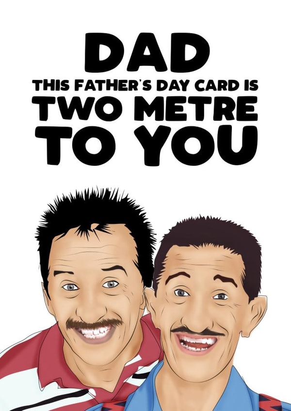 Chuckle brothers Father's Day Card 30574 created by Filthy Sentiments