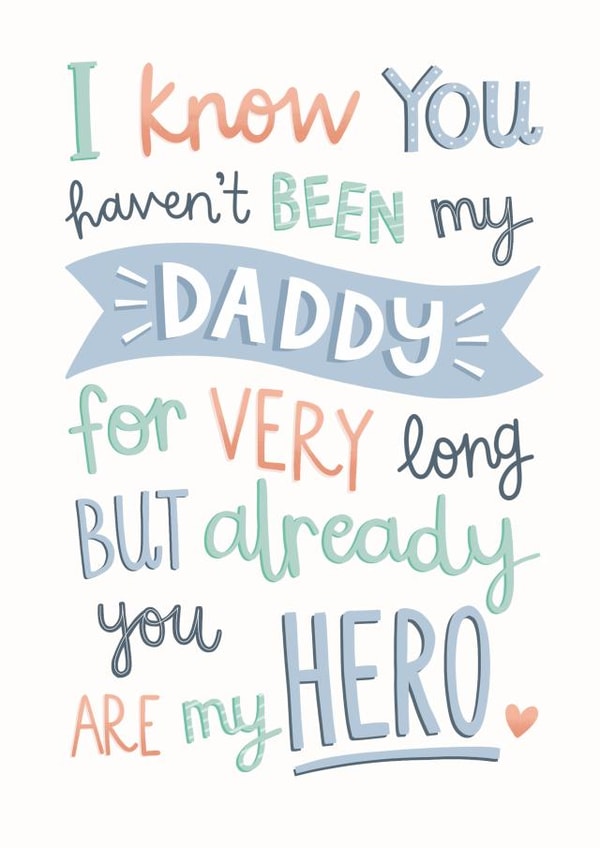 Already You Are My Hero 1st Father's Day Card created by Kimberley Rose Studio