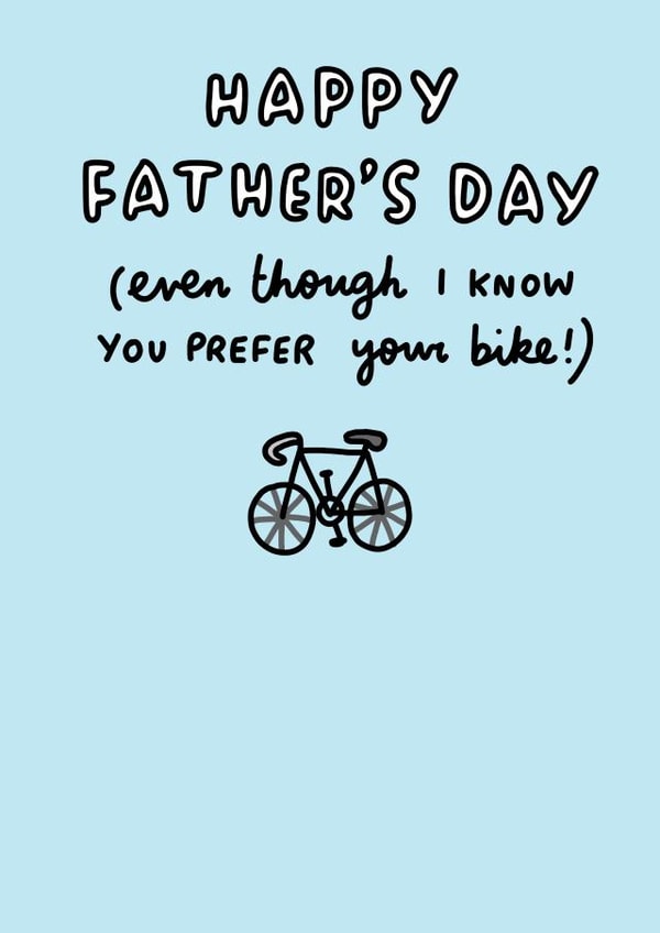 bike prefer Father's Day Card 5320 created by Veronica Dearly