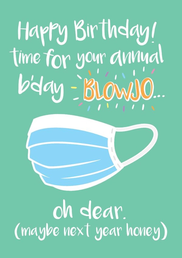 Annual birthday treat birthday card created by Fergi