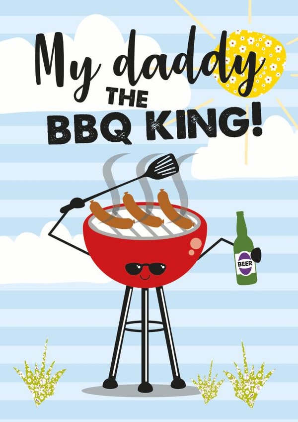 bbq daddy Father's Day Card 10483 created by Rulu