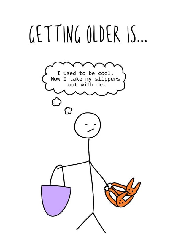 getting older Birthday Card 17870 created by Hurrah For Gin