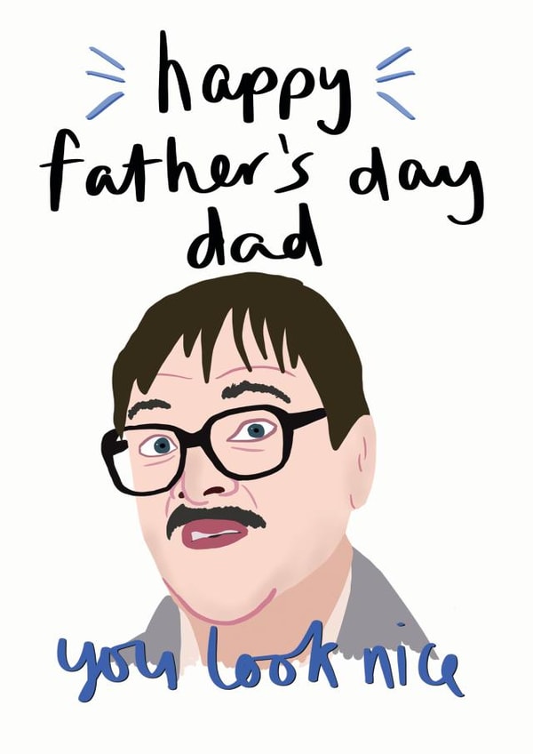 Jim Friday Night Dinner Father's Day card created by Sweetlove Press