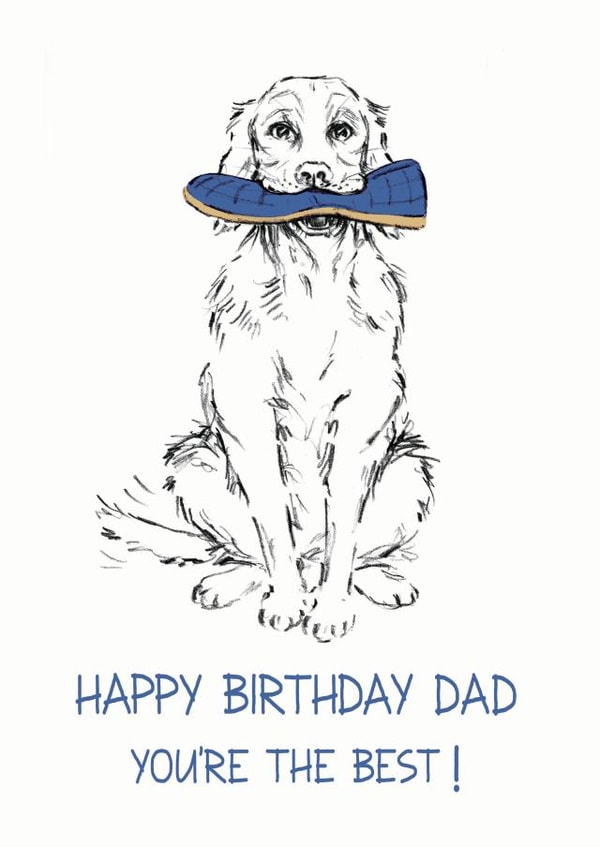 Dad Illustration Birthday Card 12544 created by Richard Marsh Art