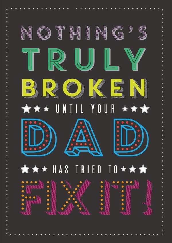 nothing truly Father's Day Card 42681 created by Rock The Custard