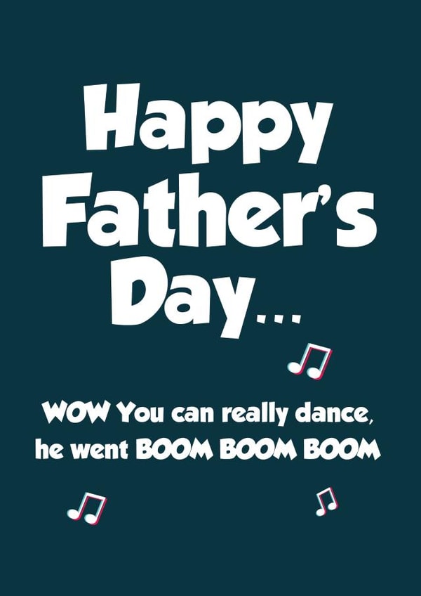 TikTok wow Father's Day Card 42568 created by Tickled Pink