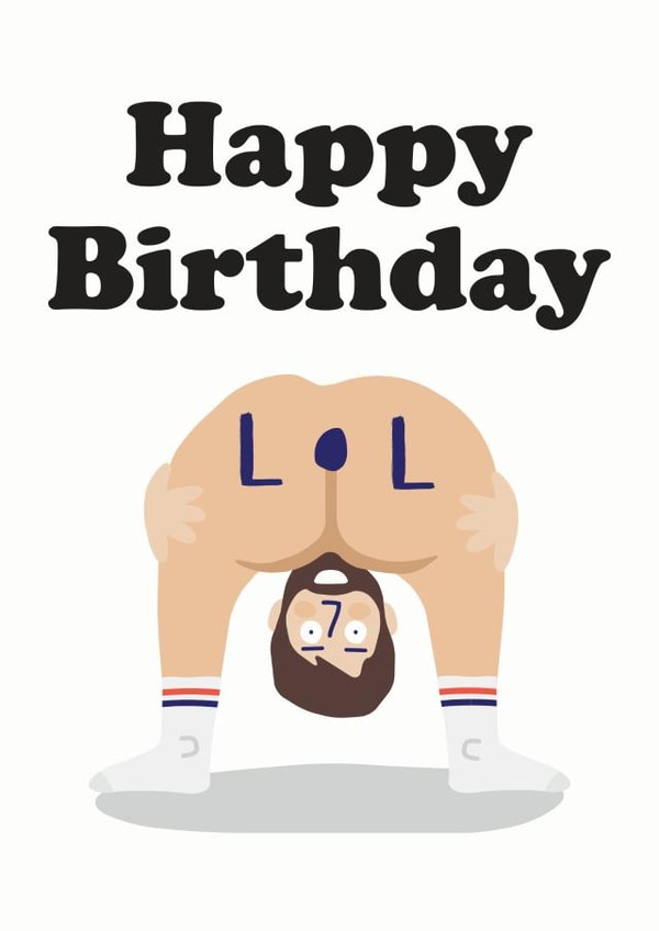 Happy Birthday LOL card created by Studio Boketto