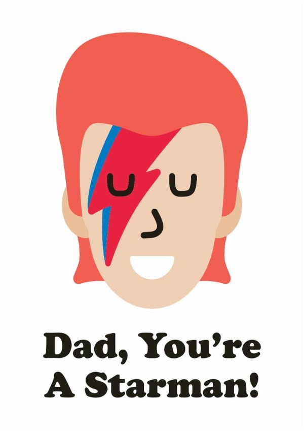 You're A Starman Fathers Day Card created by Studio Boketto