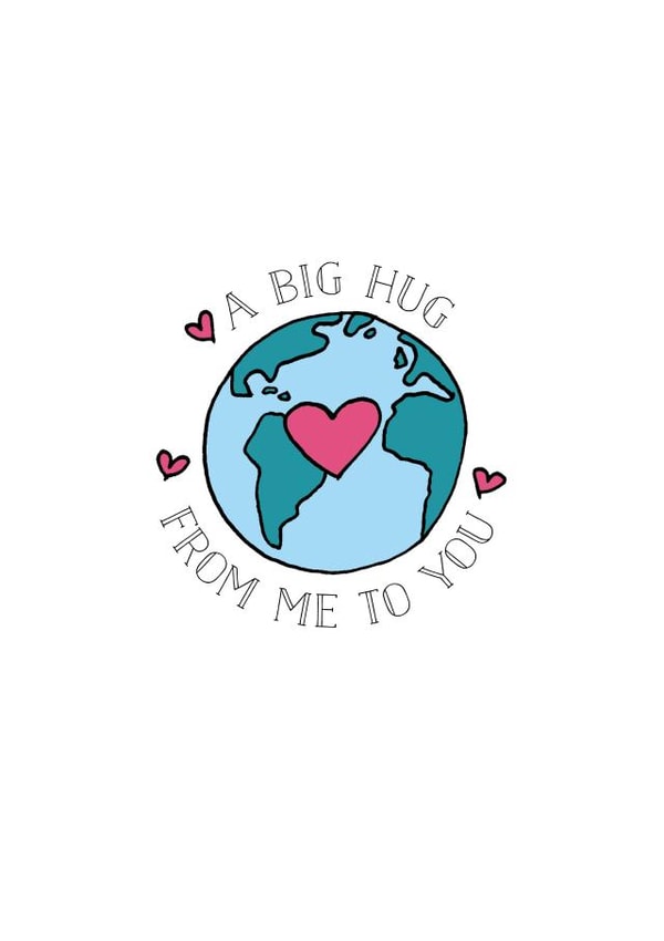 big hug Love & Friendship Card 5864 created by Eskimo Kiss Designs