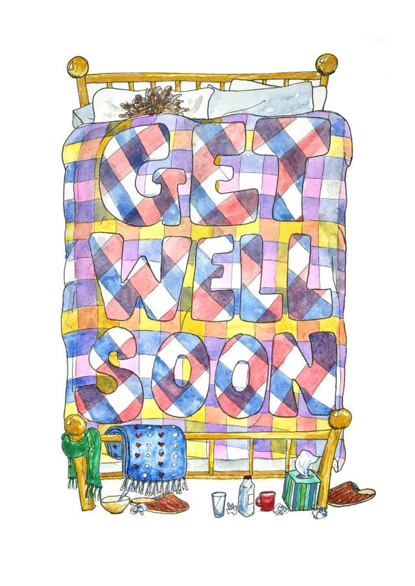 get well Get Well Card 6854 created by Nancy Alford