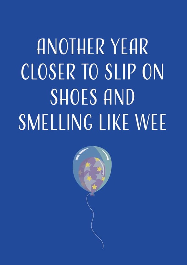 slip on Birthday Card 16105 created by Jess Harrison