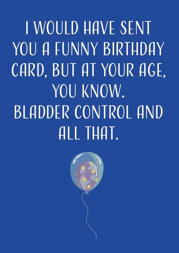 bladder control Card 16106 created by Jess Harrison