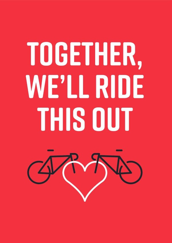 together we'll Love & Friendship Card 11642 created by The Sunday Cyclist