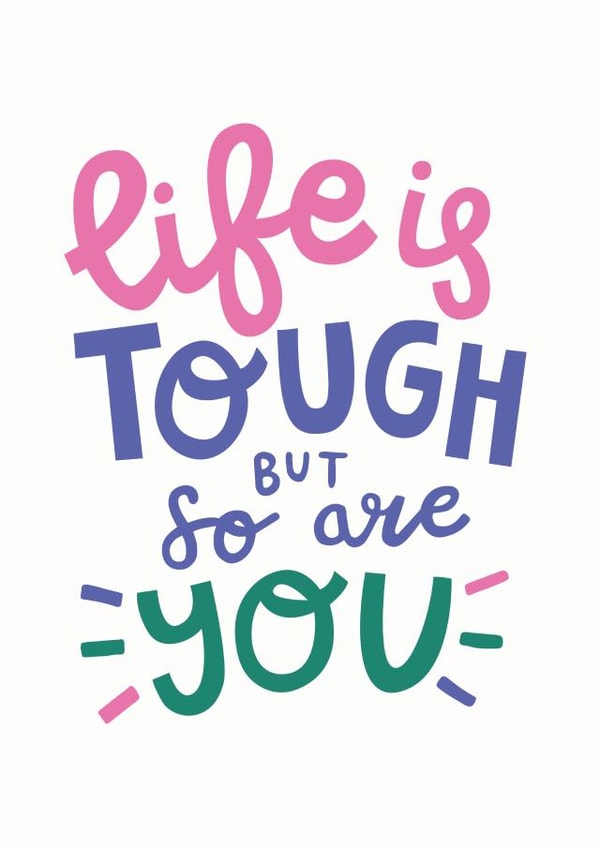 tough so Thinking of you Card 17449 created by Raspberry Blossom