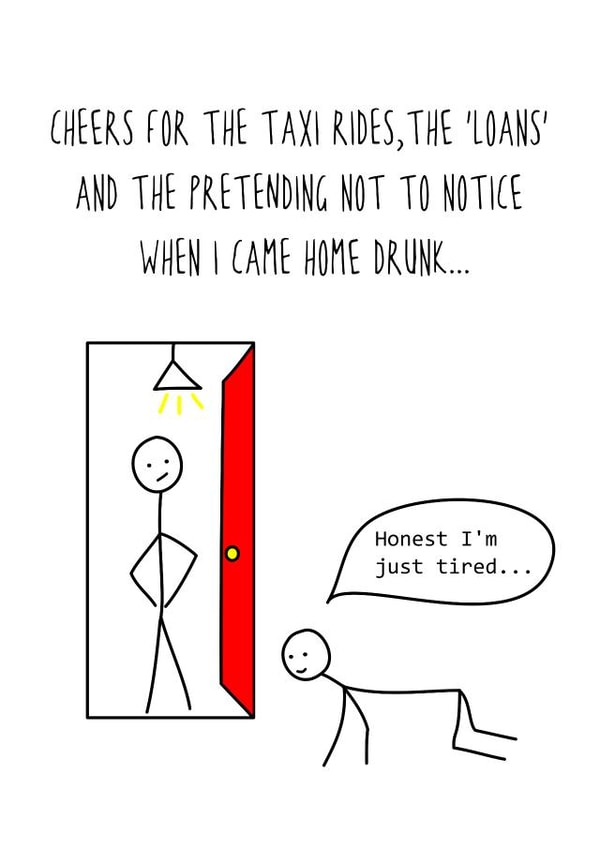 Thanks for everything Father's Day card created by Hurrah For Gin