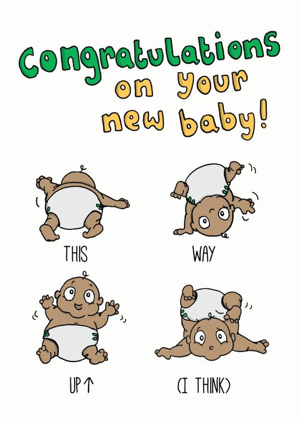 new baby congratulations New Baby Card 11660 created by Kat Willott