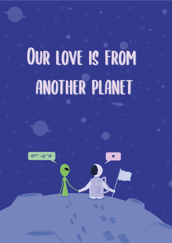 our love Anniversary Card 18150 created by Iris Royo