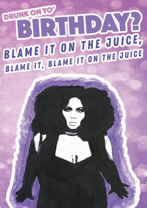 Lizzo Juice Card 42879 created by Steve Light