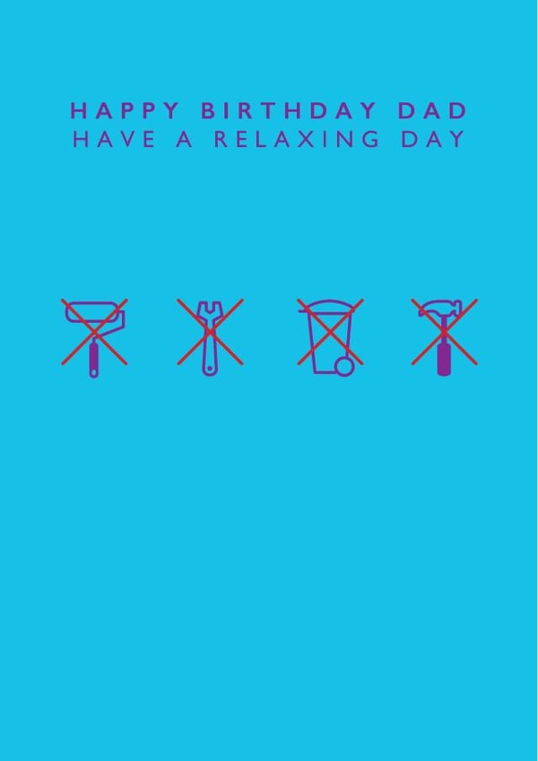 relax relaxing Birthday Card 18008 created by LOVEDAY DESIGNS on Thortful