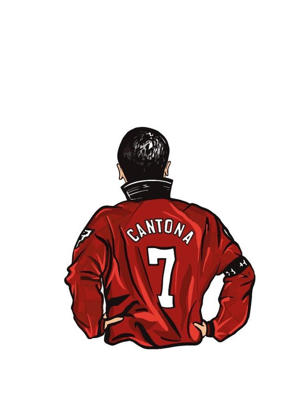 Cantona Eric Cantona Birthday Card 18172 created by Boy Oh Boy Designs