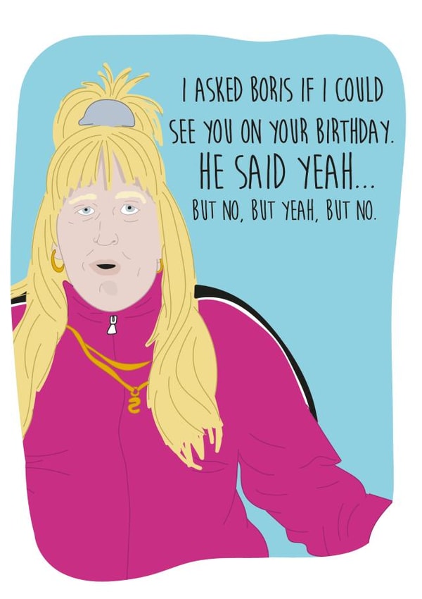 Boris Johnson speech Card 40383 created by I Made A Card