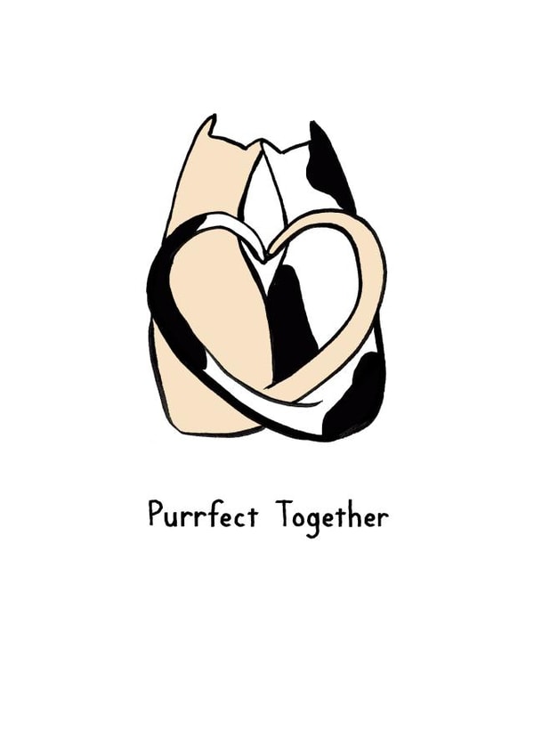 cats cat Anniversary Card 1652 created by Reigning Cats . . . and dogs