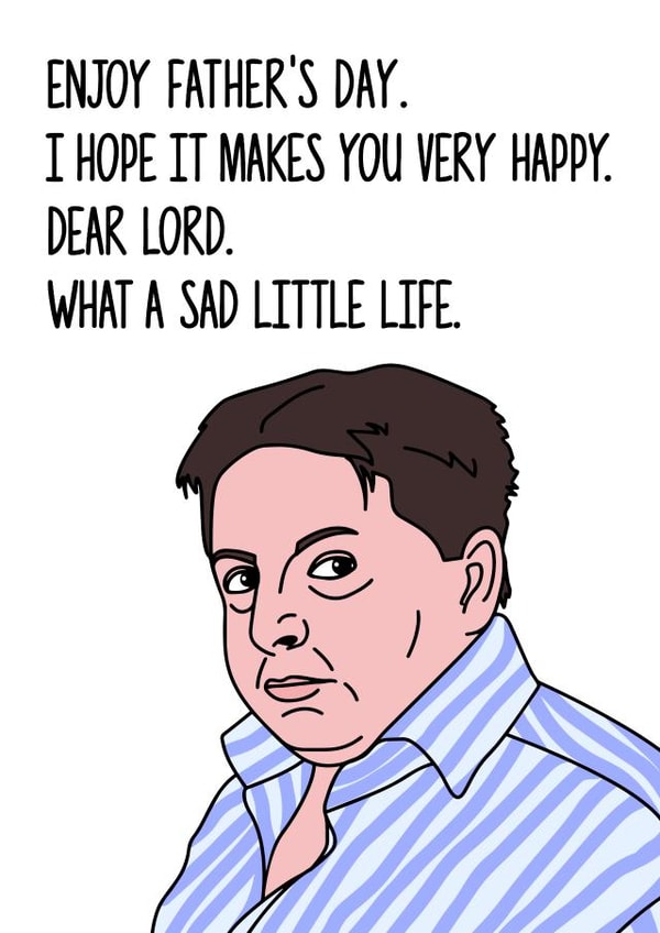 Come Dine With Me Father's Day Card created by Peabody Studio