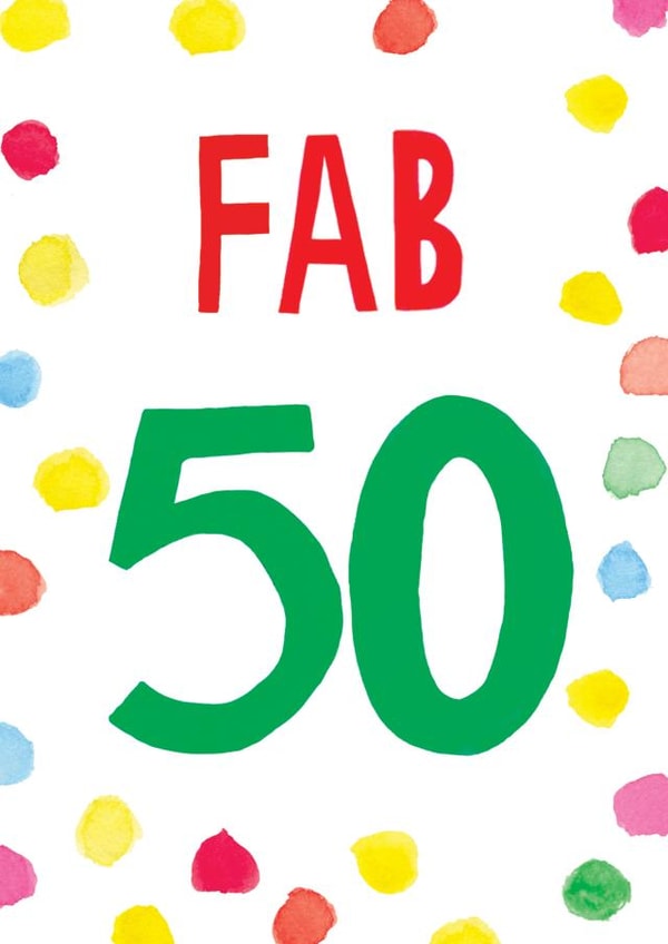50 50th Birthday Card 17676 created by Earlybird